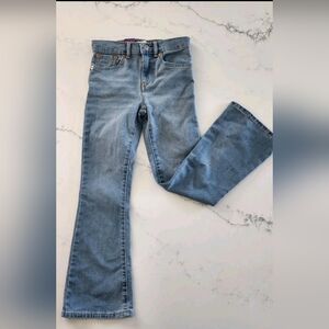 Levi's Girls High Rise Adjustable Waistband 726 Flare Jeans Size 7 Kids